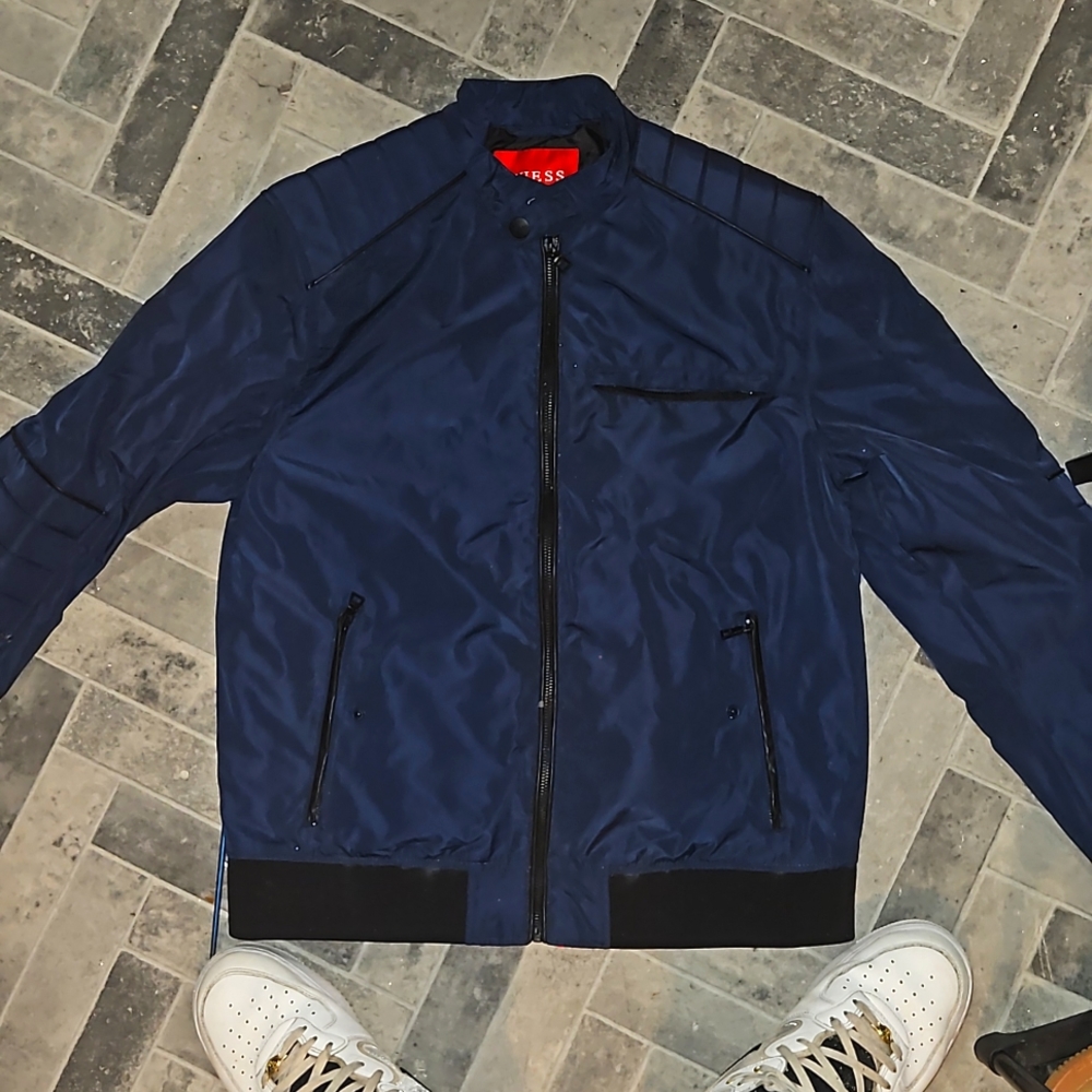 Mens guess bomber coat brand new worn 1 time